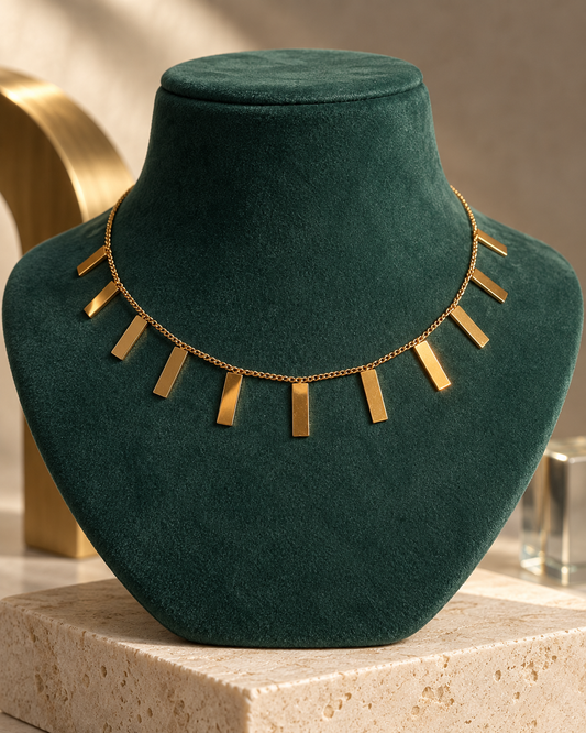 Aura Bar Fringe Choker