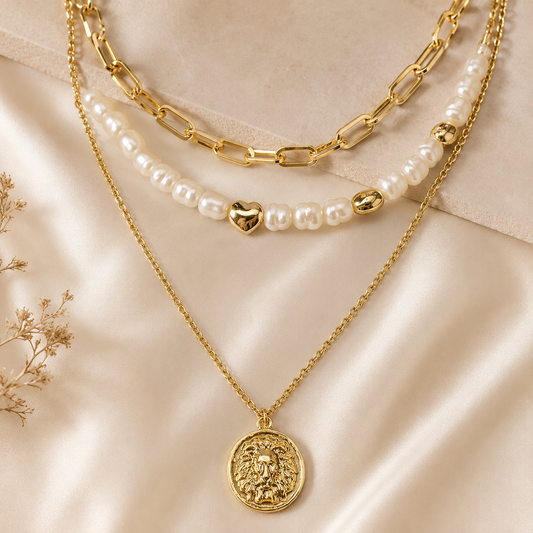 Ziya Lioness Layer Necklace
