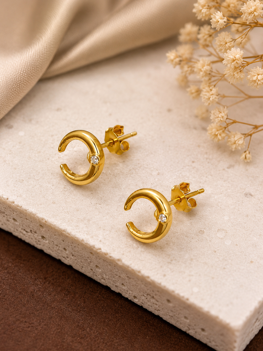 Luna Glow American Diamond Studs