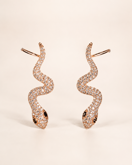 Serpent Shine Ear Climbers