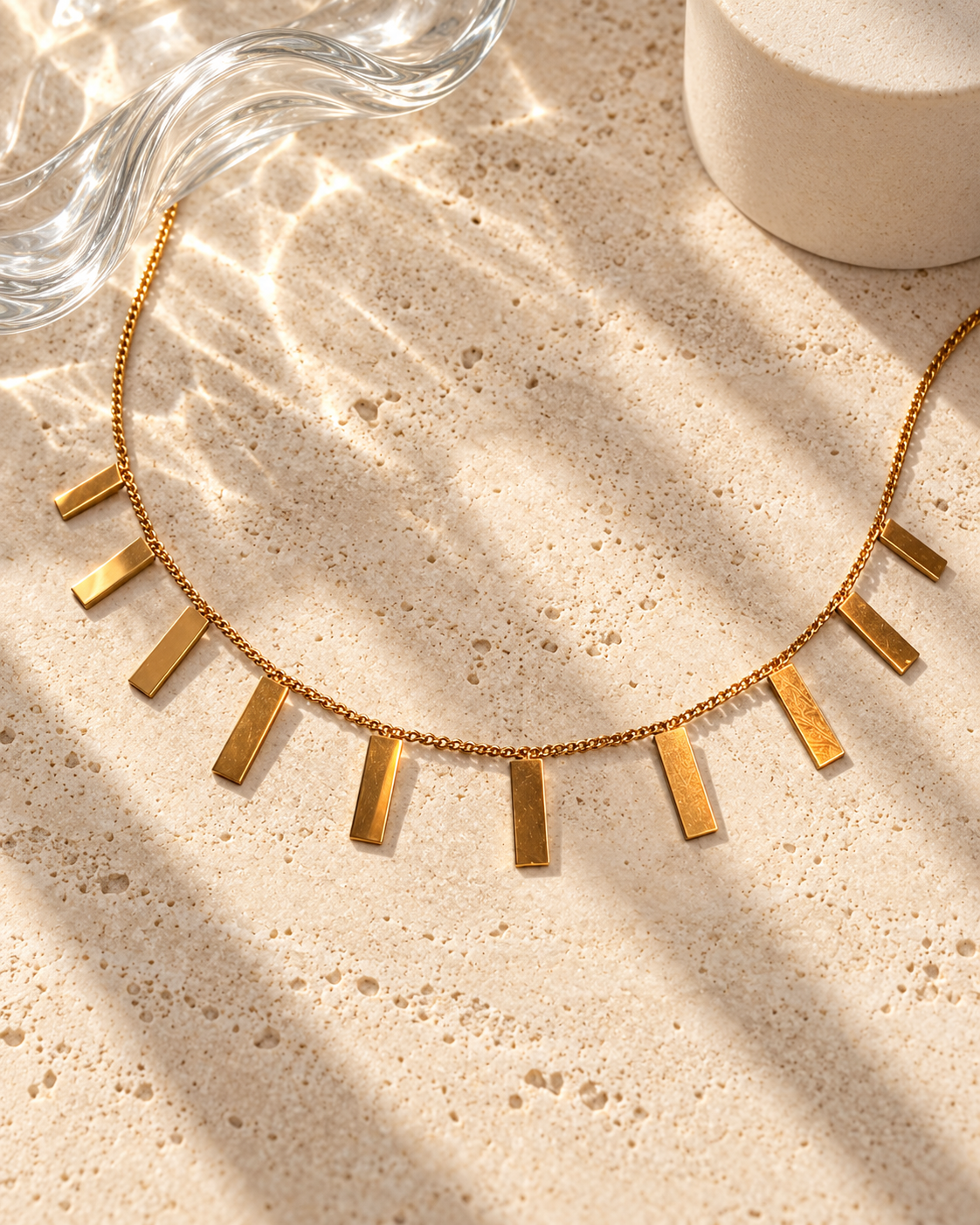 Aura Bar Fringe Choker