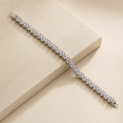 Elara Pear-Cut Tennis Bracelet