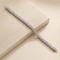 Elara Pear-Cut Tennis Bracelet
