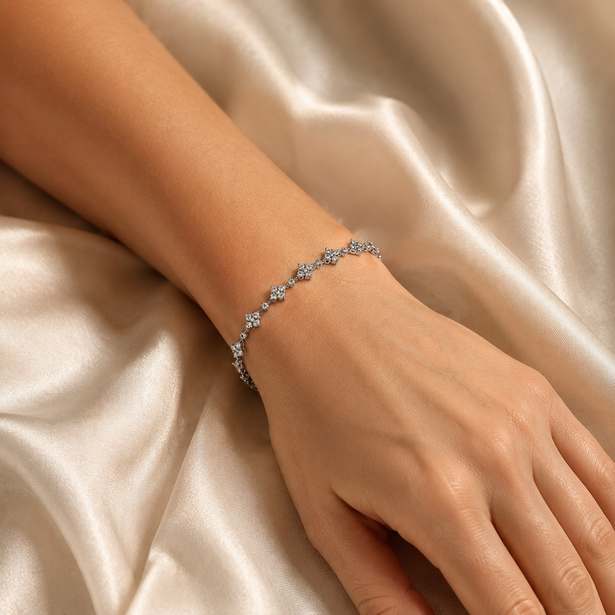 Aurelia Bloom Tennis Bracelet