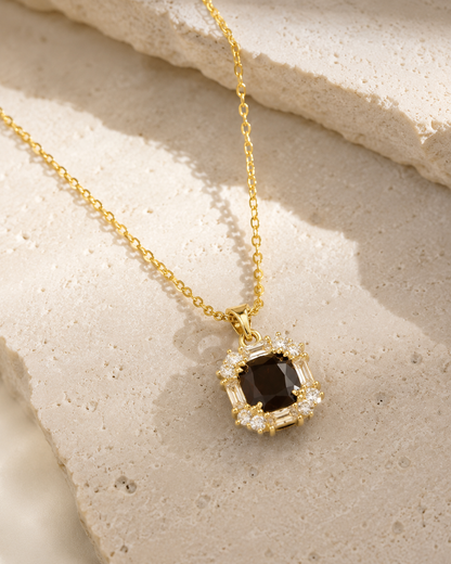 Noir Luxe AD Pendant Necklace