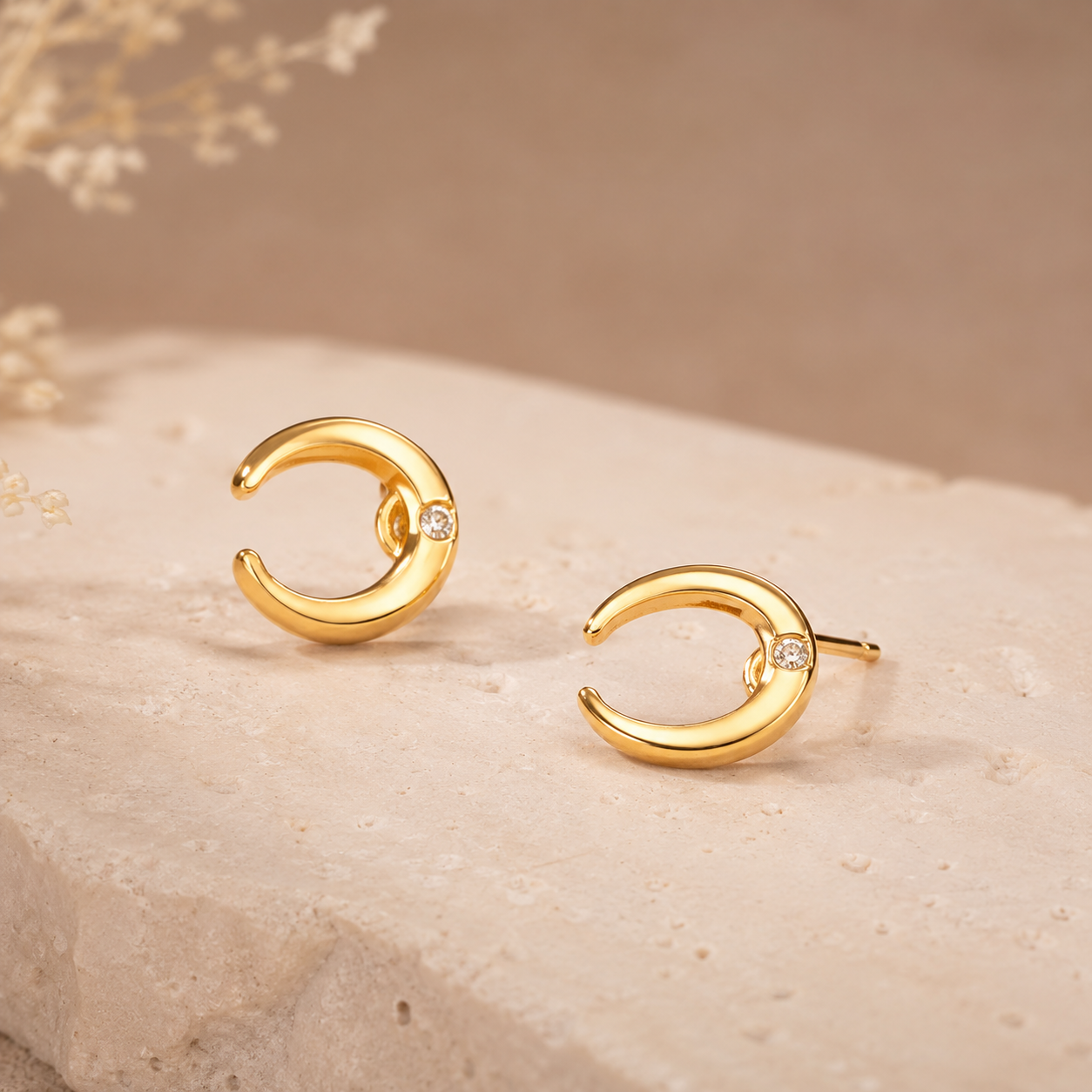 Luna Glow American Diamond Studs