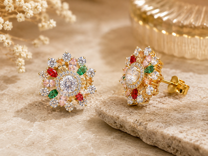 Aurelia Festive Blossom Studs