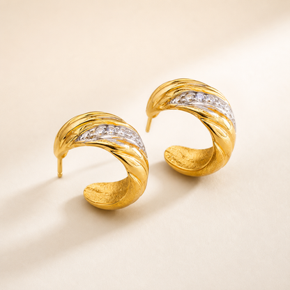 Aurelia American Diamond Hoops