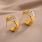 Aurelia American Diamond Hoops