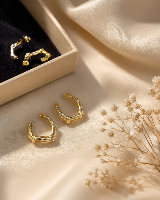 Ziya Bamboo Luxe Hoops