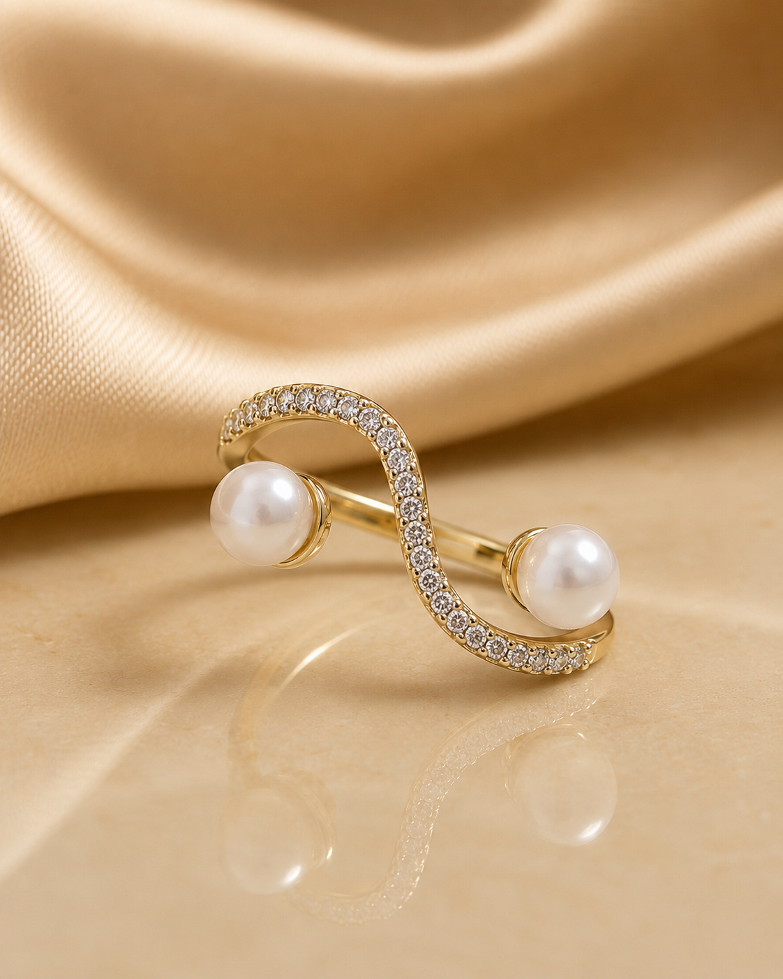 Ziya Pearl Flow Ring