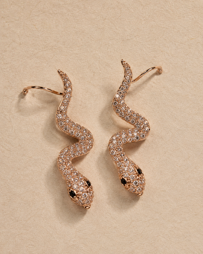 Serpent Shine Ear Climbers