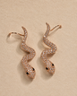 Serpent Shine Ear Climbers