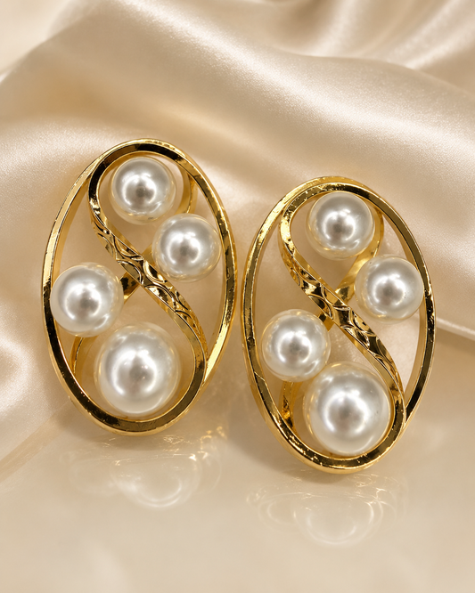 Pearl Orbit Earrings