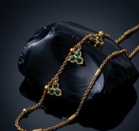 Virelle Emerald Trinity Bracelet