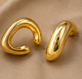 Ziya Bold Dome Earrings