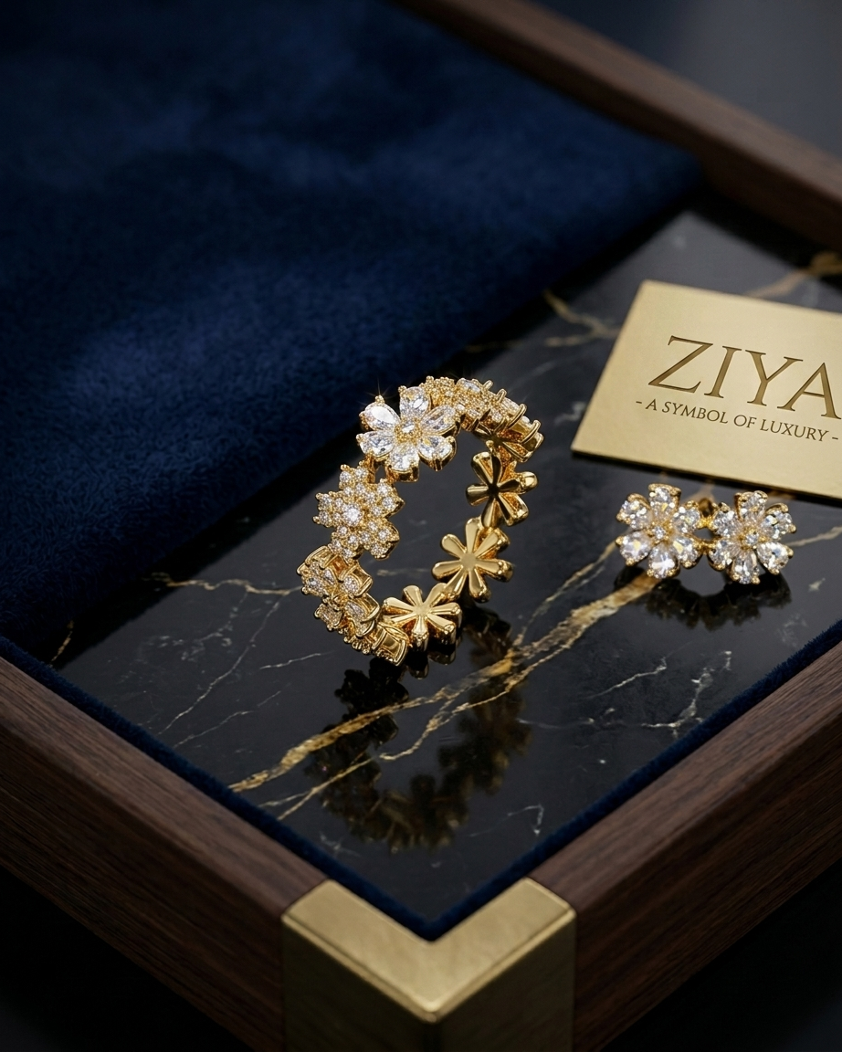 Florienne Diamond Blossom Ring